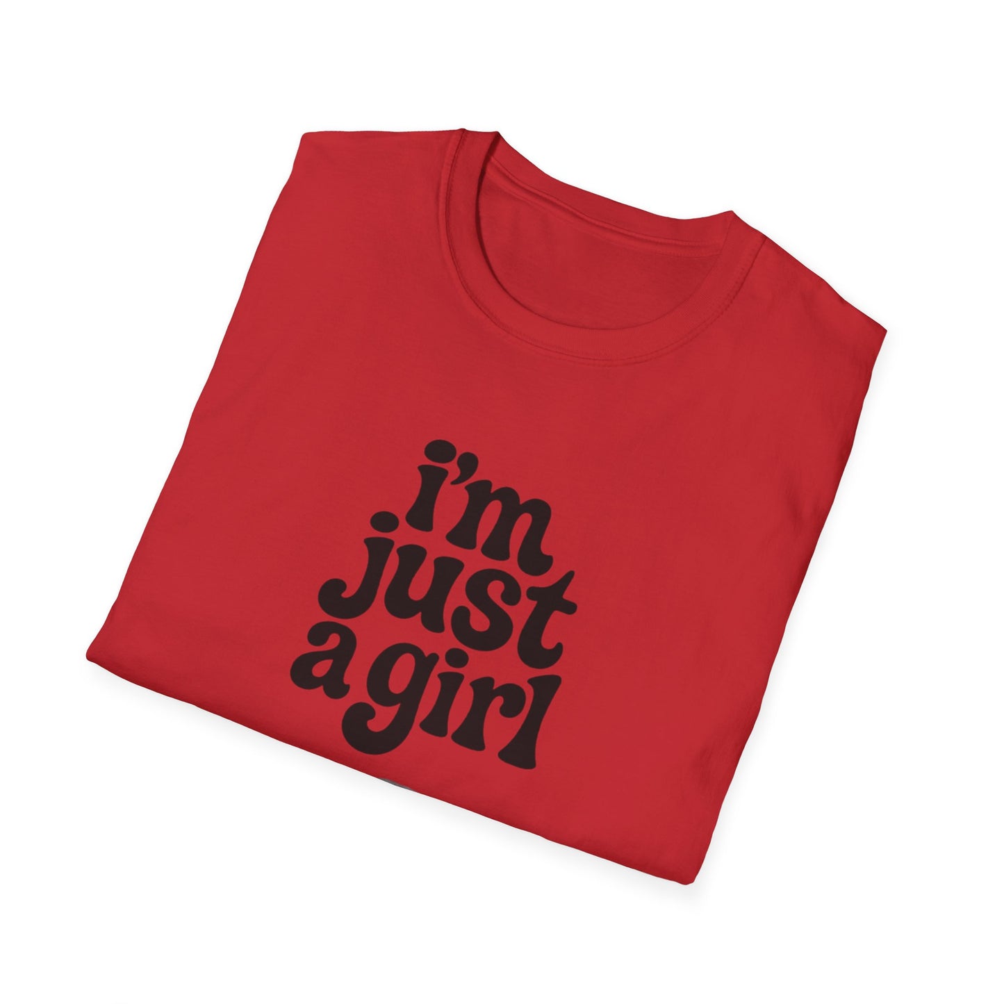 I'm Just a Girl - Retro Groovy Graphic Tee