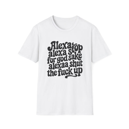 Alexa Stop - Retro Groovy Graphic Tee