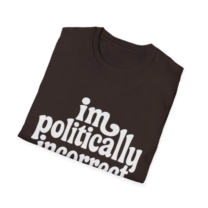 Politically Incorrect - Retro Groovy Graphic Tee