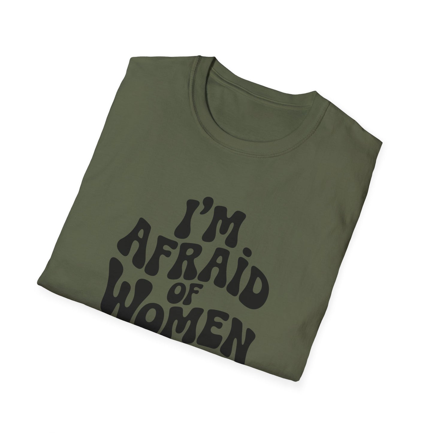 I'm Afraid of Women - Retro Groovy Graphic Tee