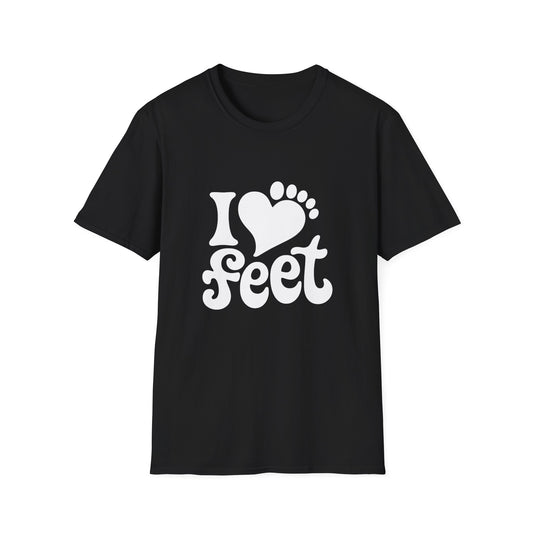 I <3 Feet - Retro Groovy Graphic Tee