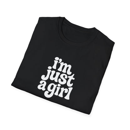 I'm Just a Girl - Retro Groovy Graphic Tee