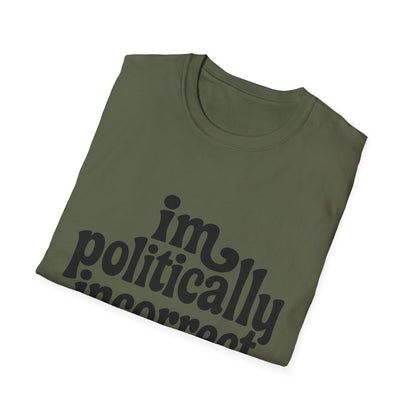 Politically Incorrect - Retro Groovy Graphic Tee