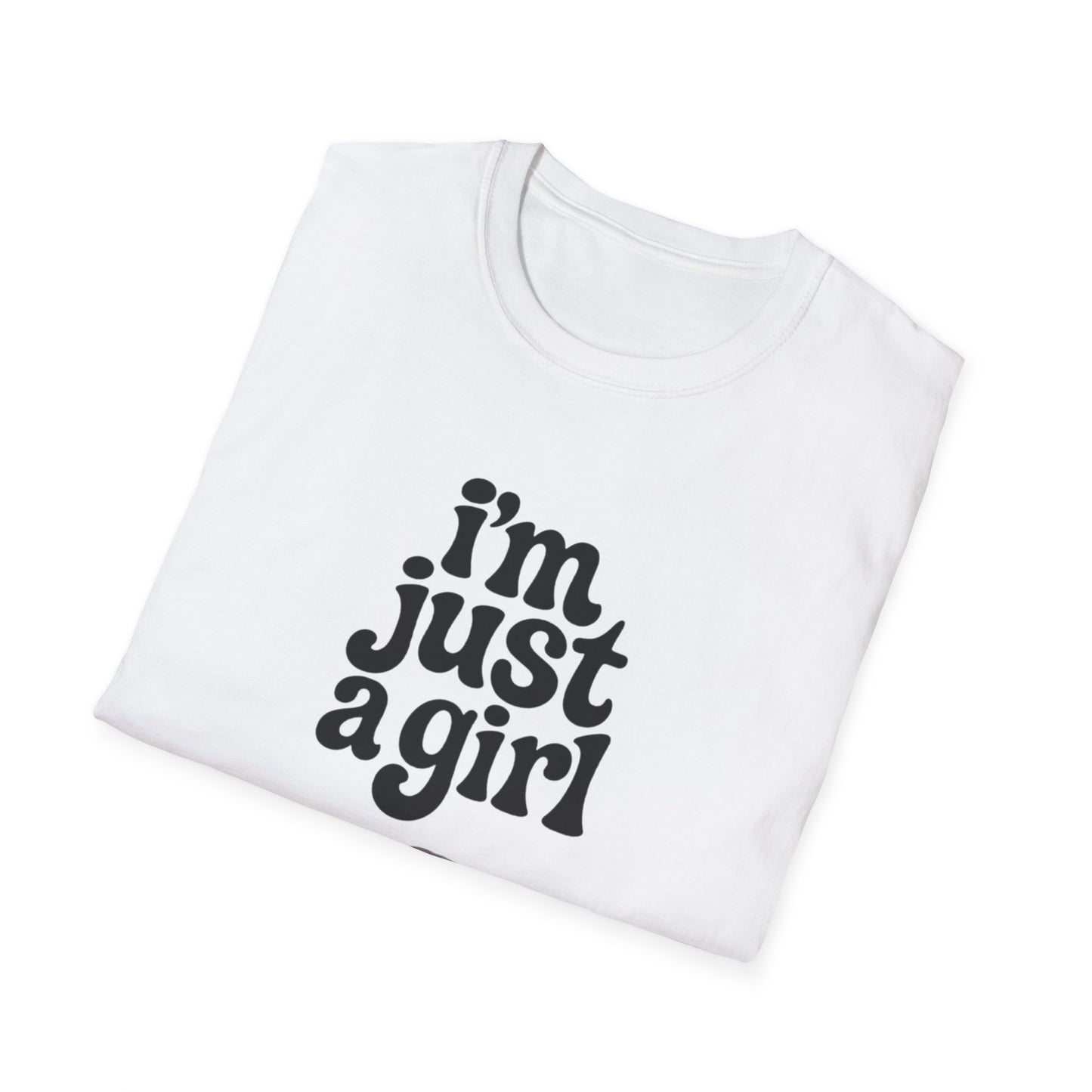I'm Just a Girl - Retro Groovy Graphic Tee