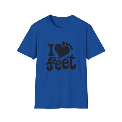 I <3 Feet - Retro Groovy Graphic Tee