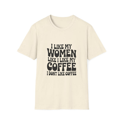 I Like My Women Like I Like My Coffee - Retro Groovy Graphic Tee