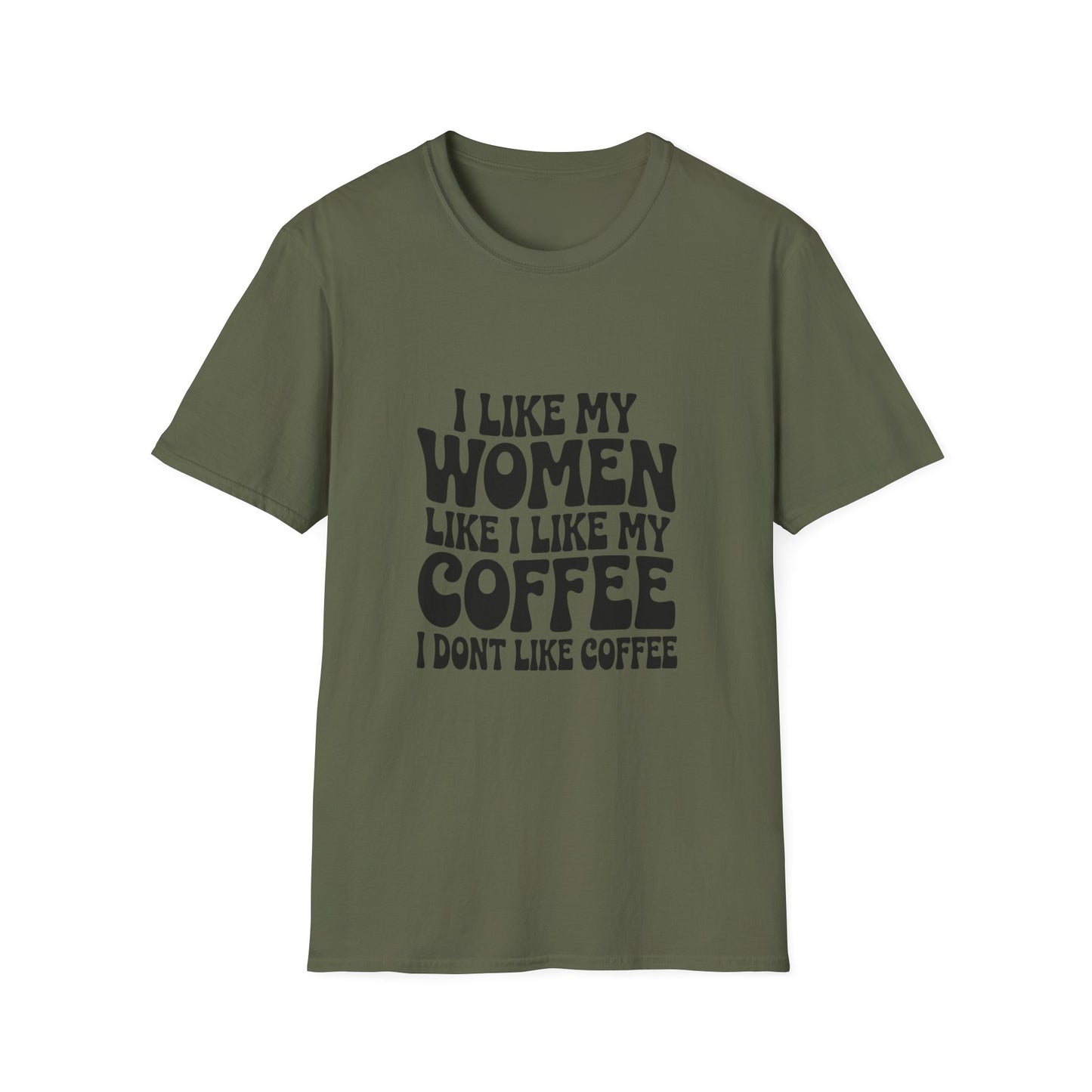 I Like My Women Like I Like My Coffee - Retro Groovy Graphic Tee