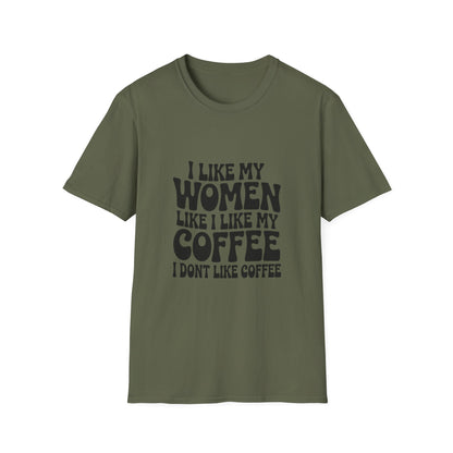 I Like My Women Like I Like My Coffee - Retro Groovy Graphic Tee