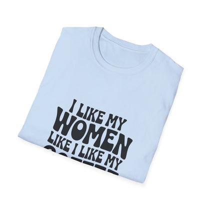 I Like My Women Like I Like My Coffee - Retro Groovy Graphic Tee