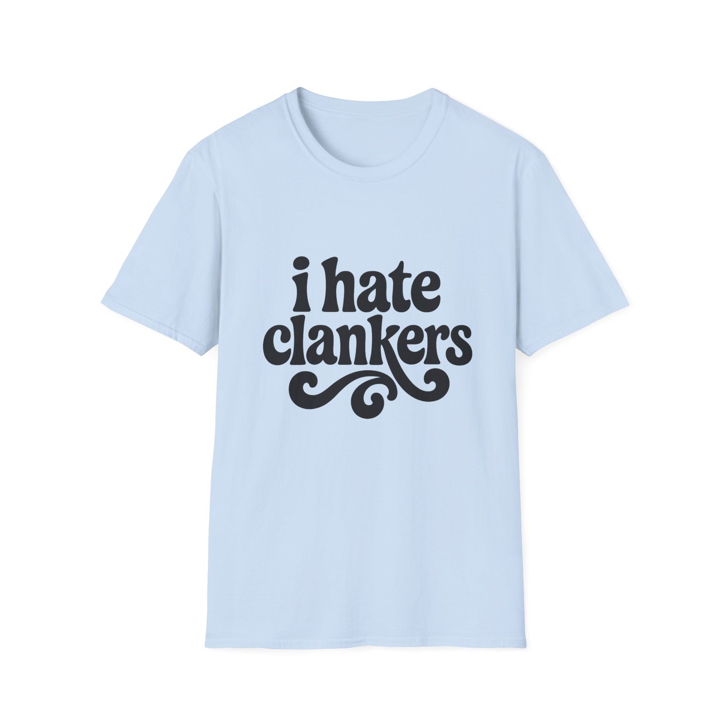 I Hate Clankers - Retro Groovy Graphic Tee