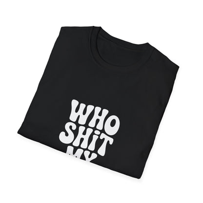 who shit my pants - Retro Groovy Graphic Tee
