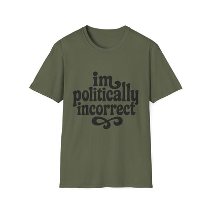 Politically Incorrect - Retro Groovy Graphic Tee