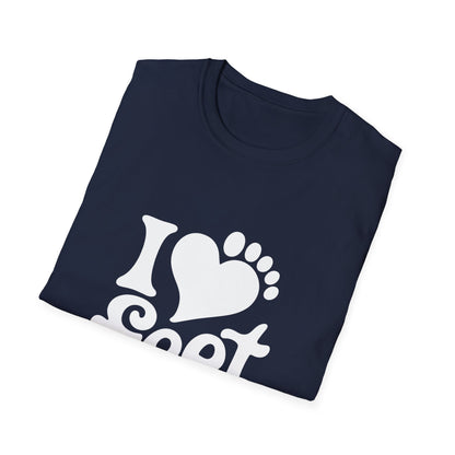 I <3 Feet - Retro Groovy Graphic Tee