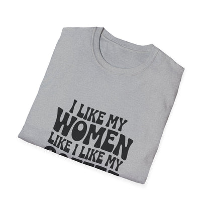 I Like My Women Like I Like My Coffee - Retro Groovy Graphic Tee
