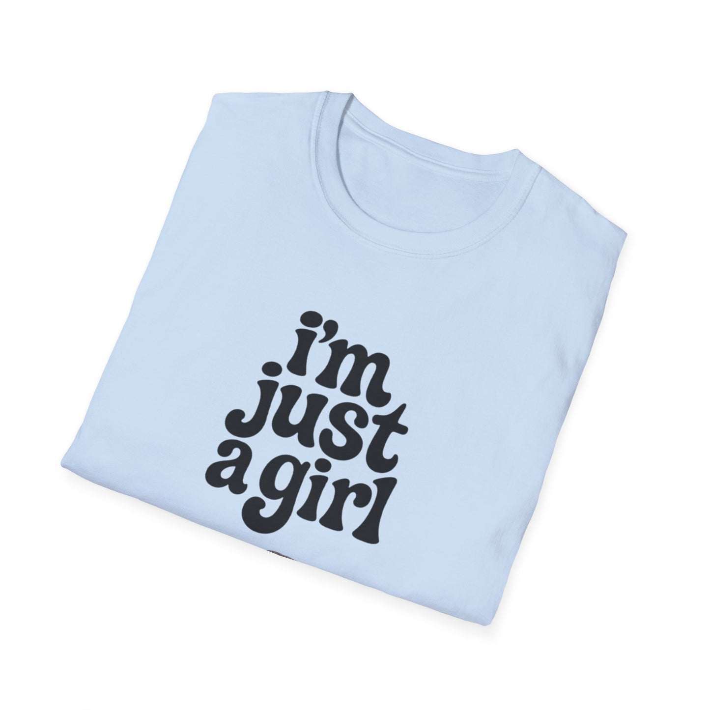 I'm Just a Girl - Retro Groovy Graphic Tee