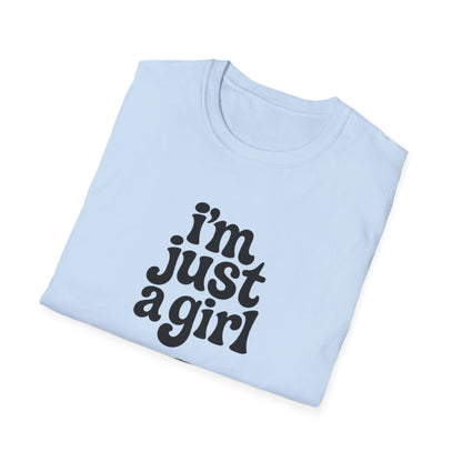 I'm Just a Girl - Retro Groovy Graphic Tee