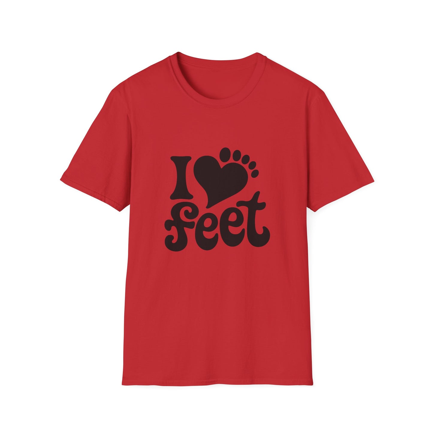 I <3 Feet - Retro Groovy Graphic Tee