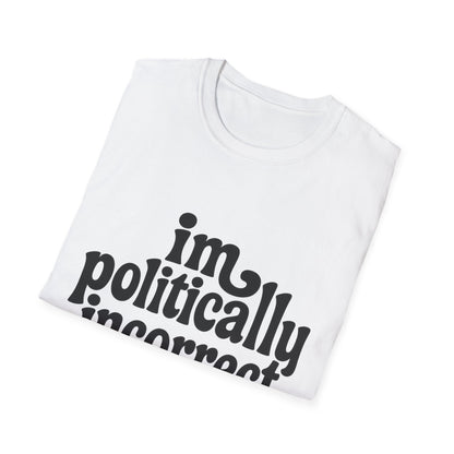 Politically Incorrect - Retro Groovy Graphic Tee