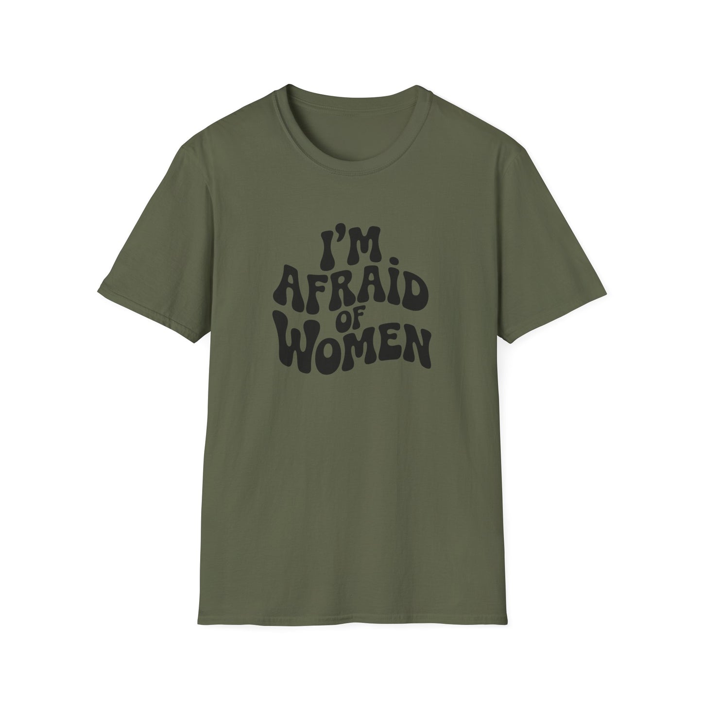 I'm Afraid of Women - Retro Groovy Graphic Tee