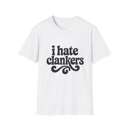 I Hate Clankers - Retro Groovy Graphic Tee