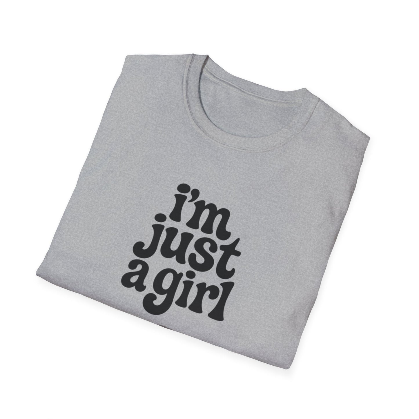 I'm Just a Girl - Retro Groovy Graphic Tee