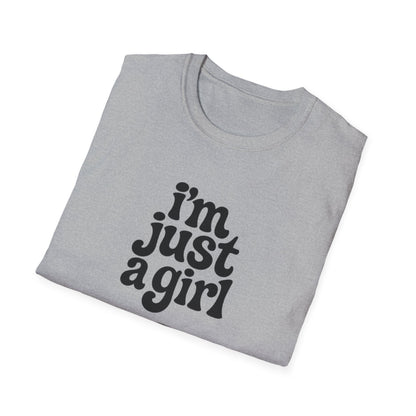 I'm Just a Girl - Retro Groovy Graphic Tee