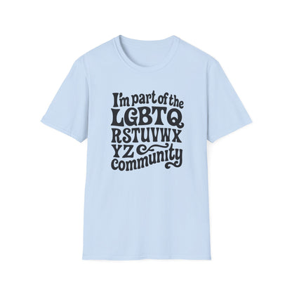 Alphabet Soup - Retro Groovy Graphic Tee