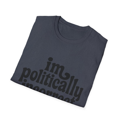 Politically Incorrect - Retro Groovy Graphic Tee
