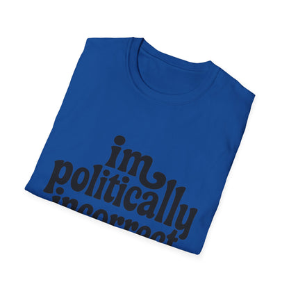 Politically Incorrect - Retro Groovy Graphic Tee