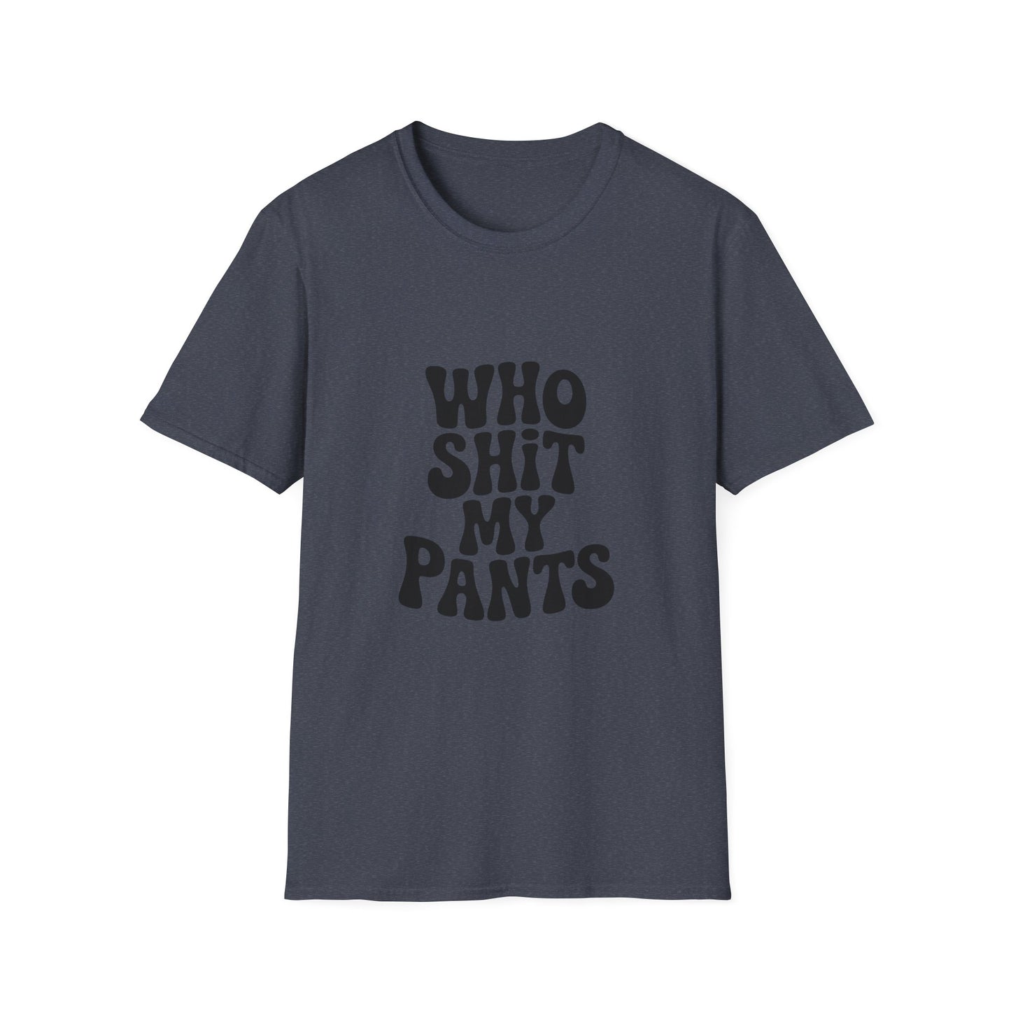 who shit my pants - Retro Groovy Graphic Tee
