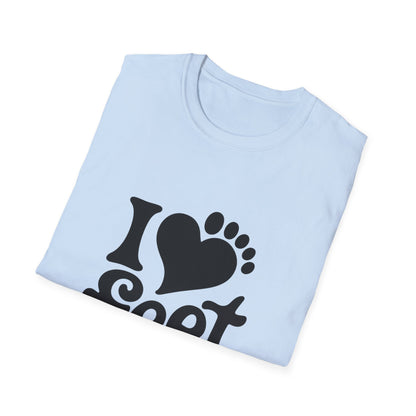 I <3 Feet - Retro Groovy Graphic Tee