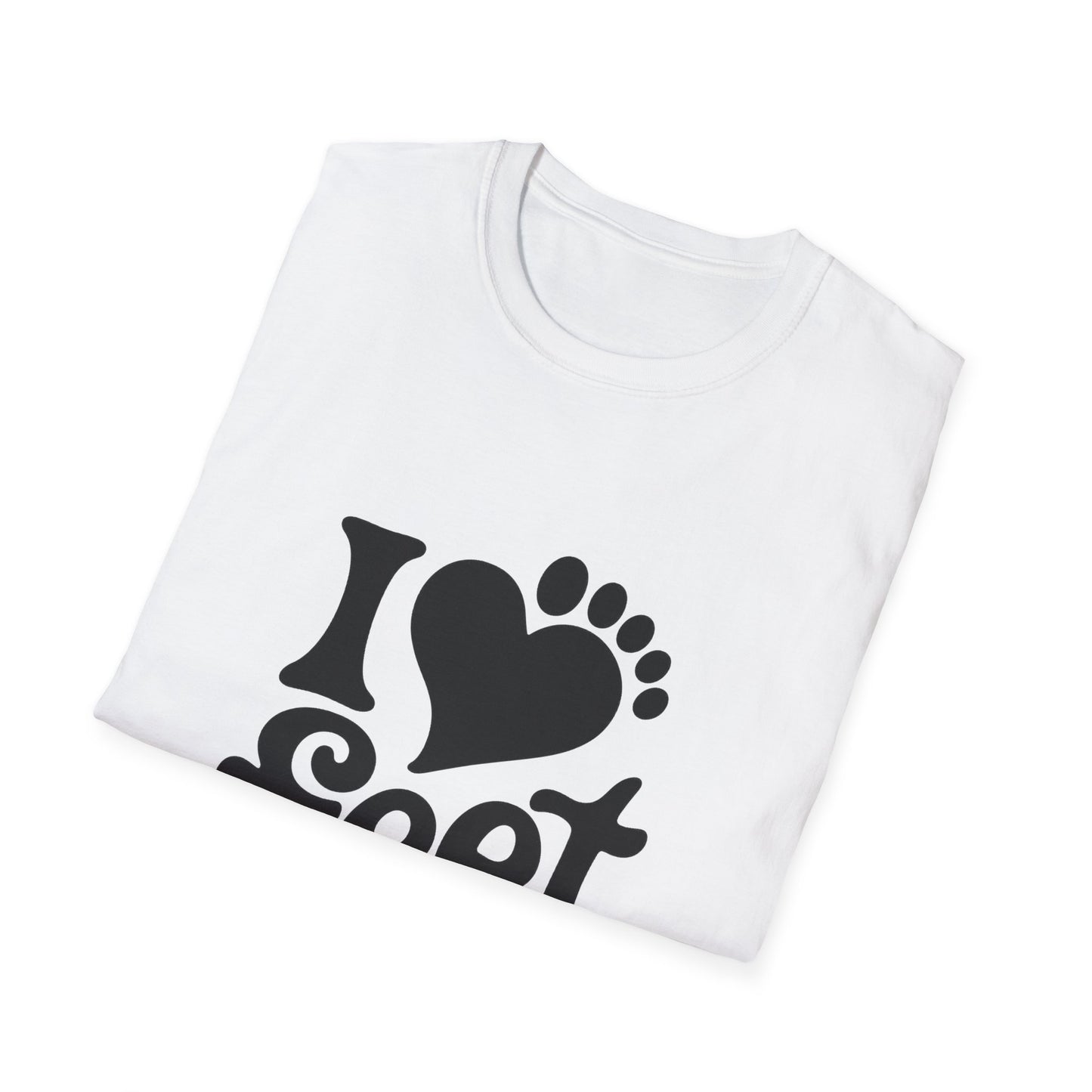 I <3 Feet - Retro Groovy Graphic Tee