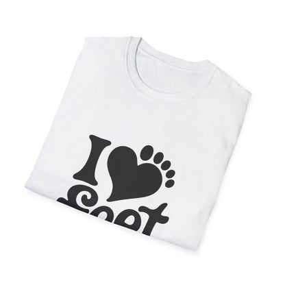 I <3 Feet - Retro Groovy Graphic Tee