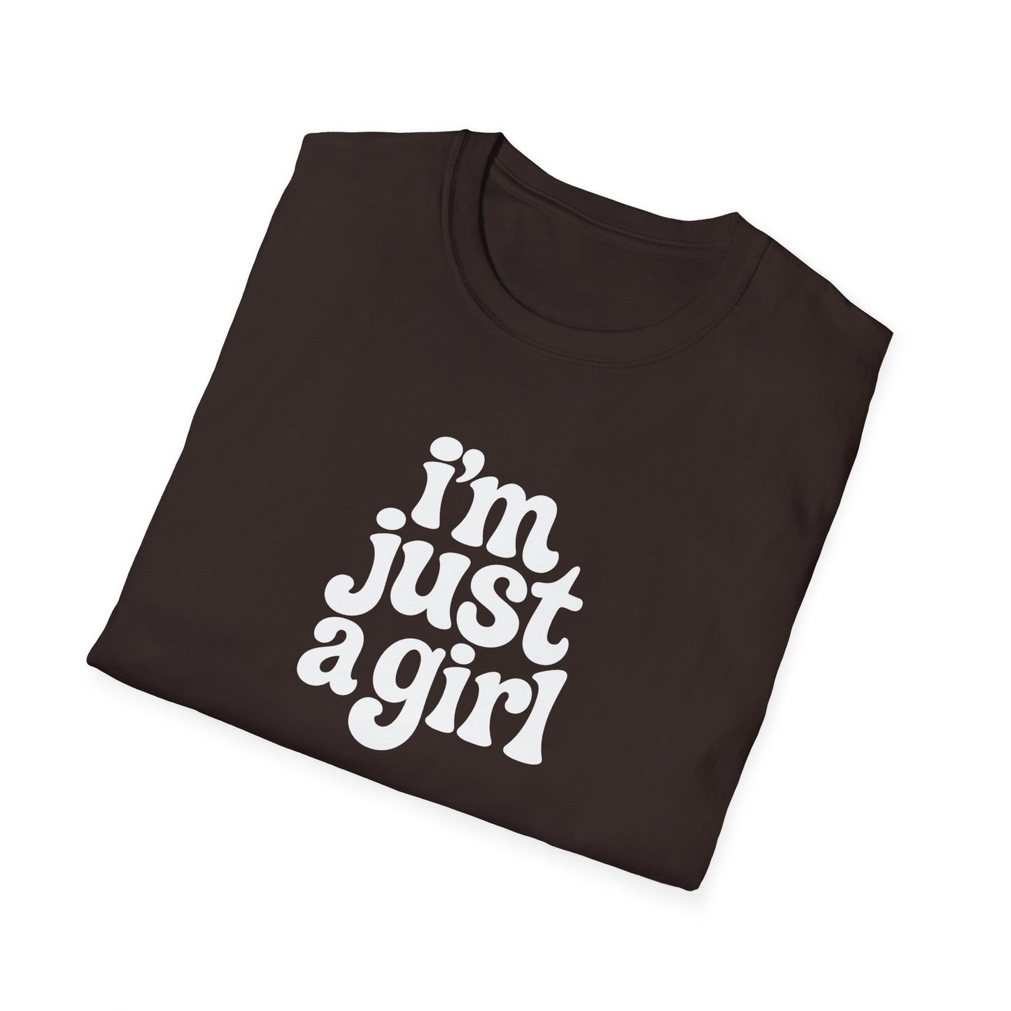 I'm Just a Girl - Retro Groovy Graphic Tee