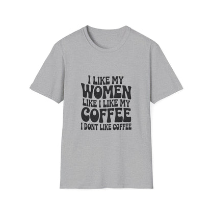 I Like My Women Like I Like My Coffee - Retro Groovy Graphic Tee