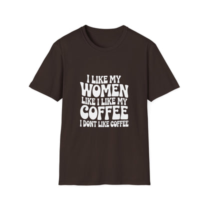 I Like My Women Like I Like My Coffee - Retro Groovy Graphic Tee