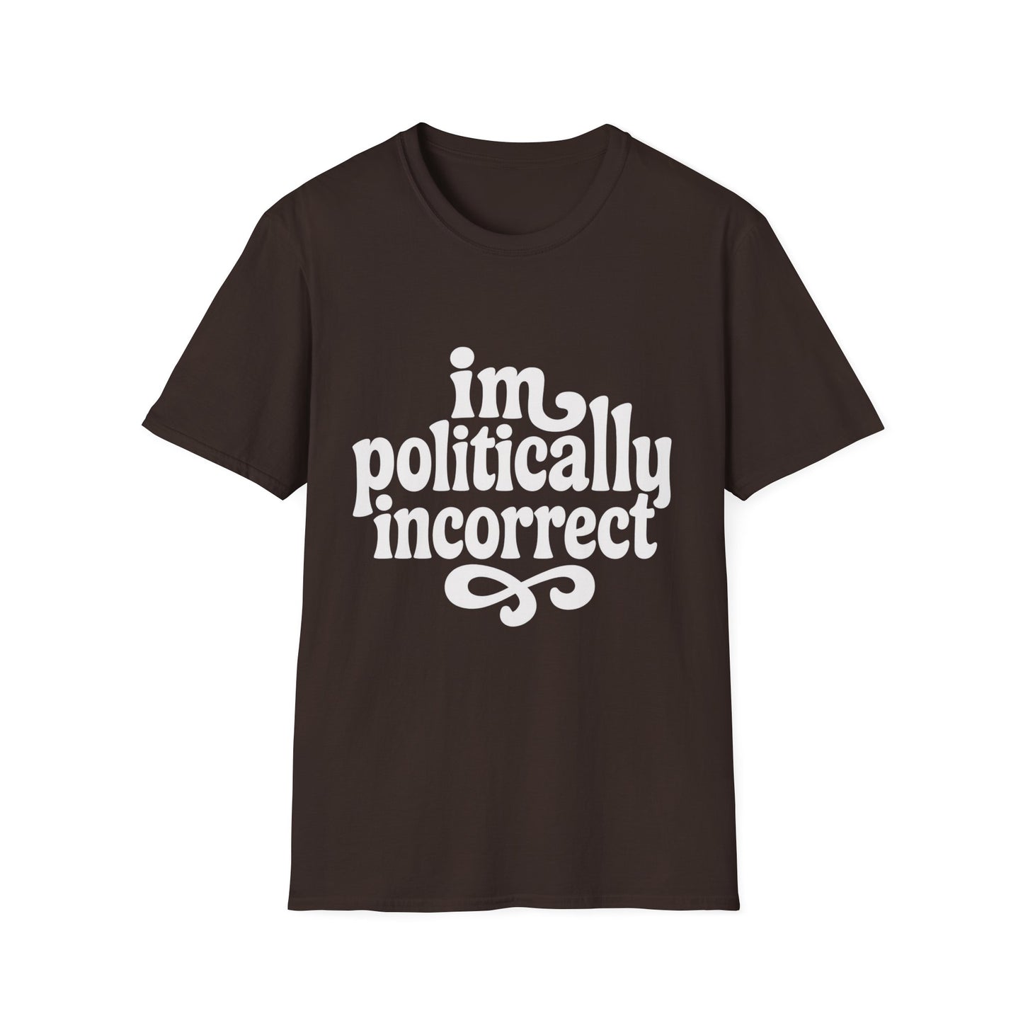 Politically Incorrect - Retro Groovy Graphic Tee