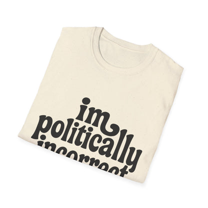 Politically Incorrect - Retro Groovy Graphic Tee