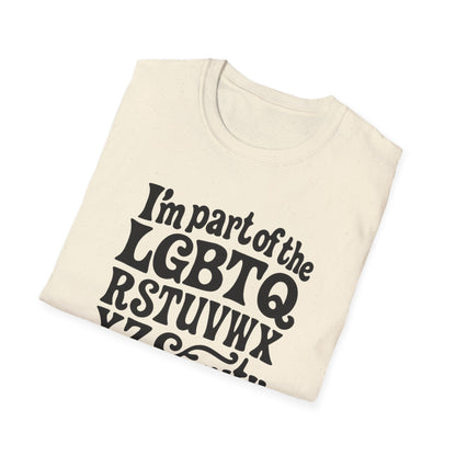 Alphabet Soup - Retro Groovy Graphic Tee