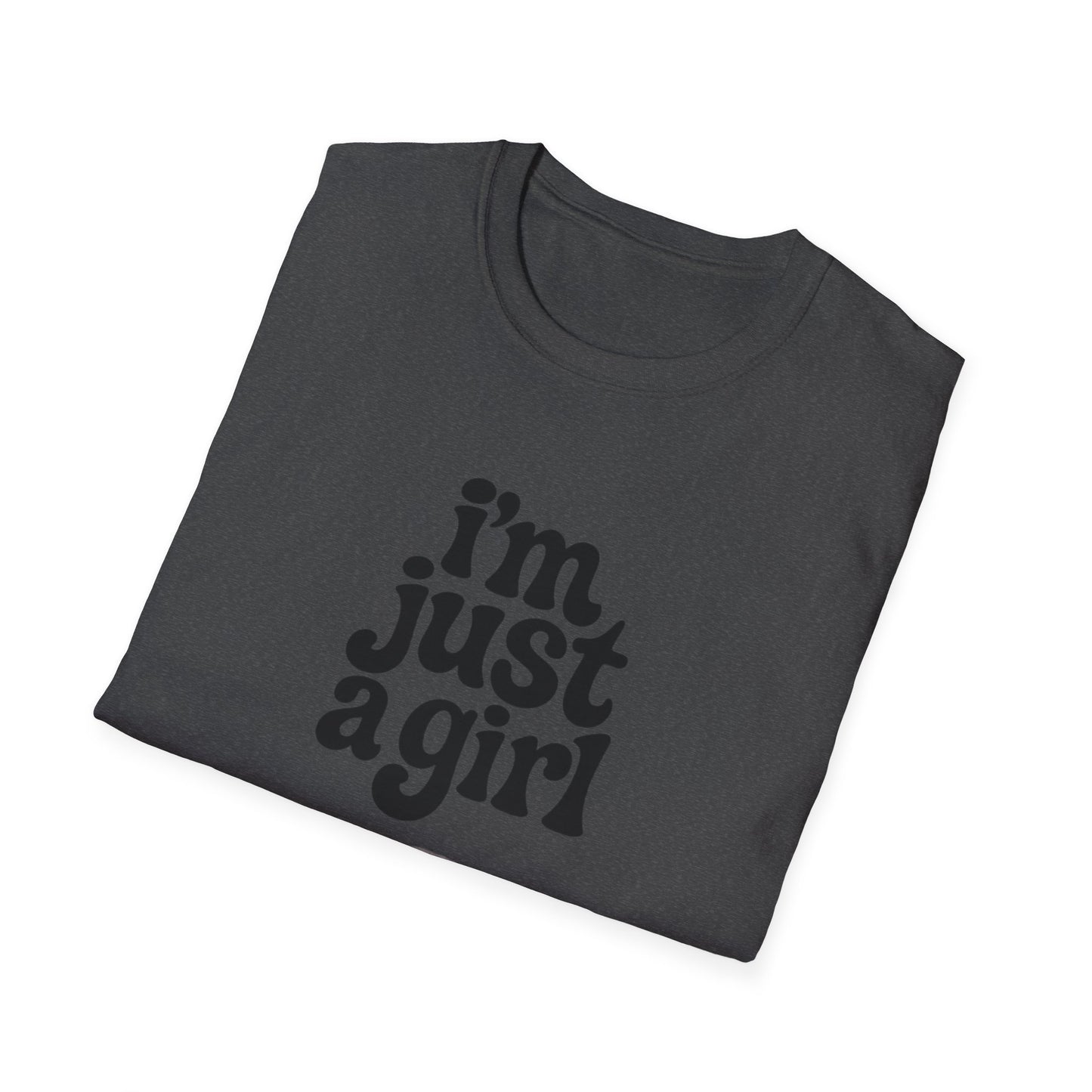 I'm Just a Girl - Retro Groovy Graphic Tee