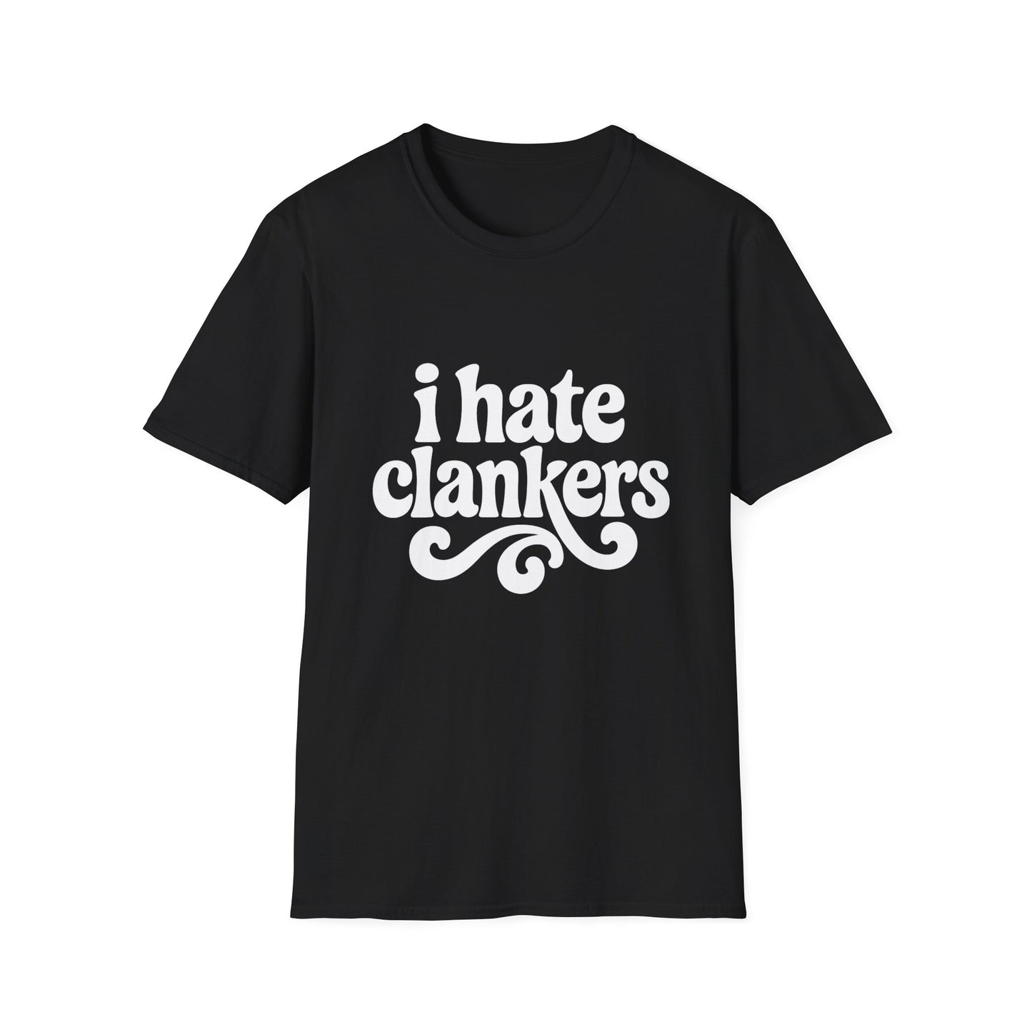 I Hate Clankers - Retro Groovy Graphic Tee