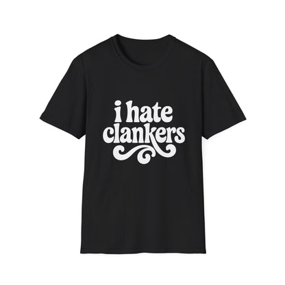 I Hate Clankers - Retro Groovy Graphic Tee
