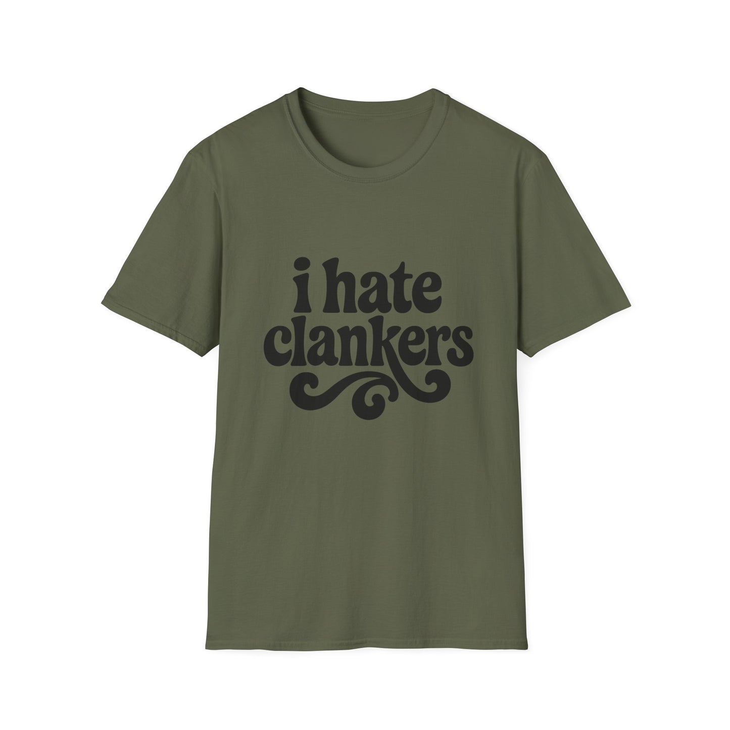 I Hate Clankers - Retro Groovy Graphic Tee