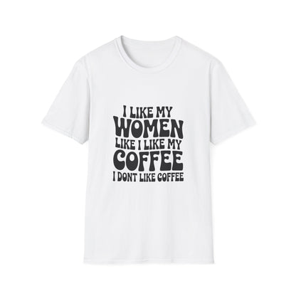 I Like My Women Like I Like My Coffee - Retro Groovy Graphic Tee