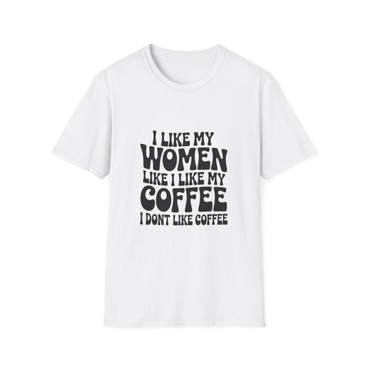 I Like My Women Like I Like My Coffee - Retro Groovy Graphic Tee