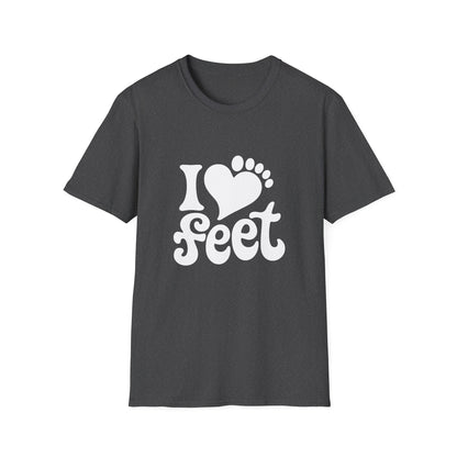 I <3 Feet - Retro Groovy Graphic Tee