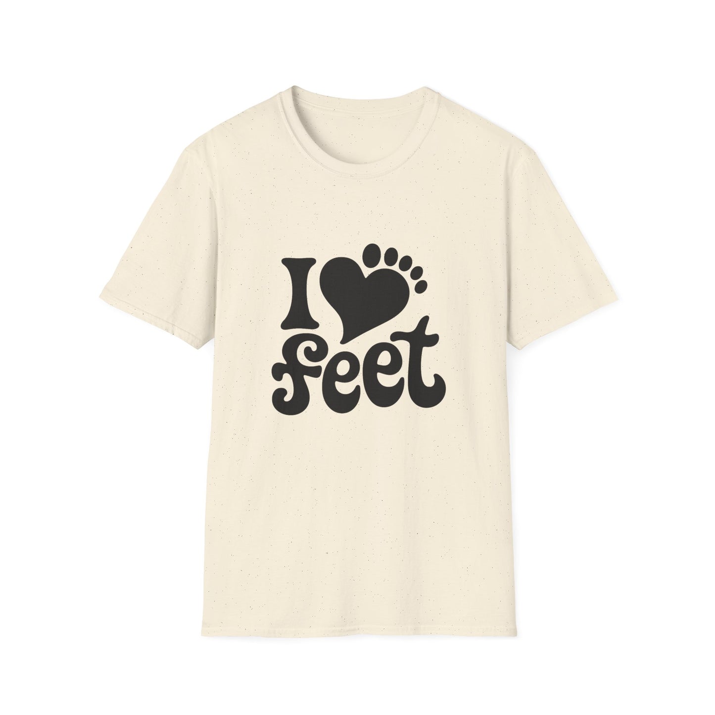 I <3 Feet - Retro Groovy Graphic Tee
