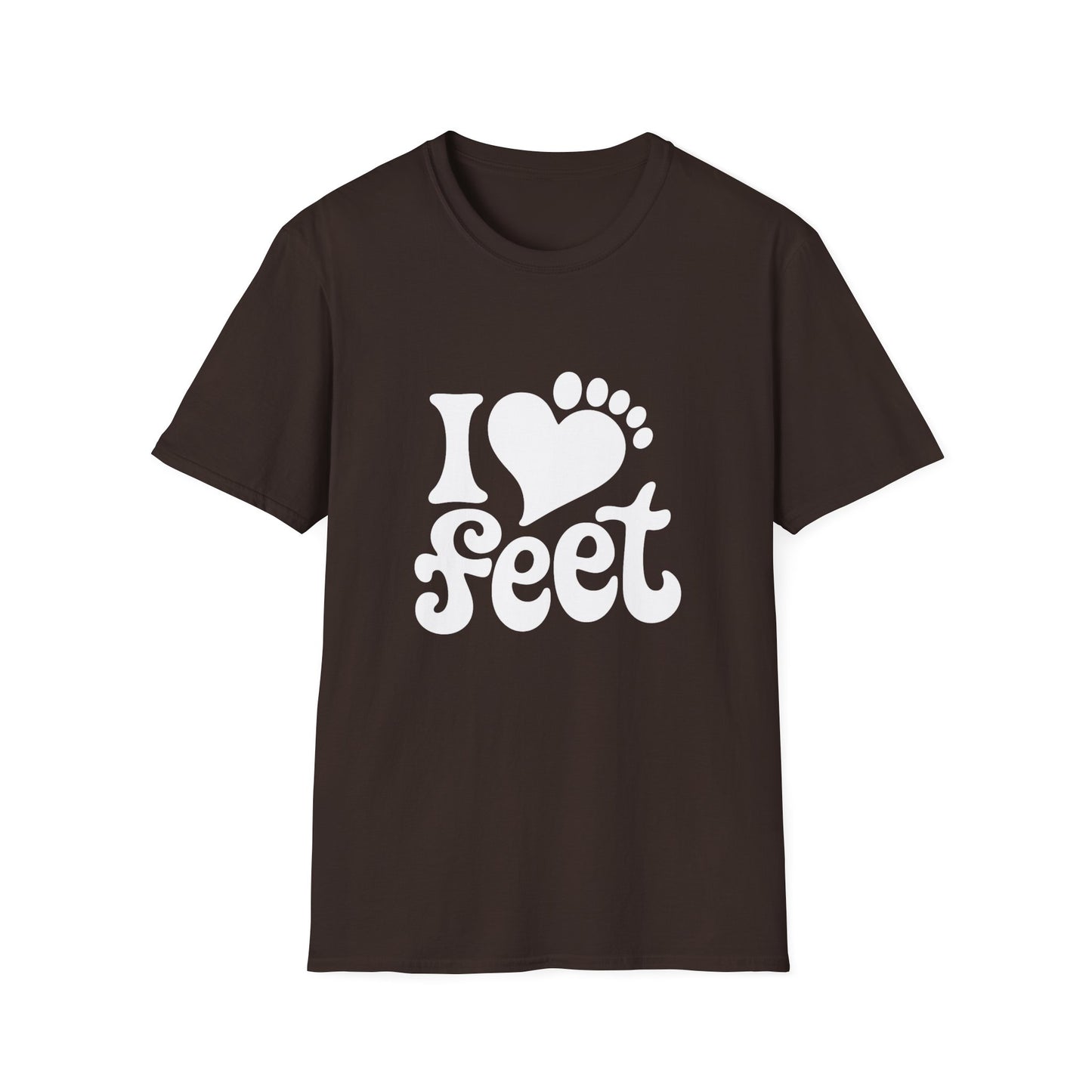 I <3 Feet - Retro Groovy Graphic Tee
