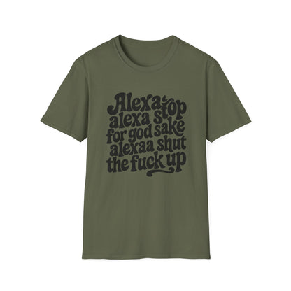 Alexa Stop - Retro Groovy Graphic Tee