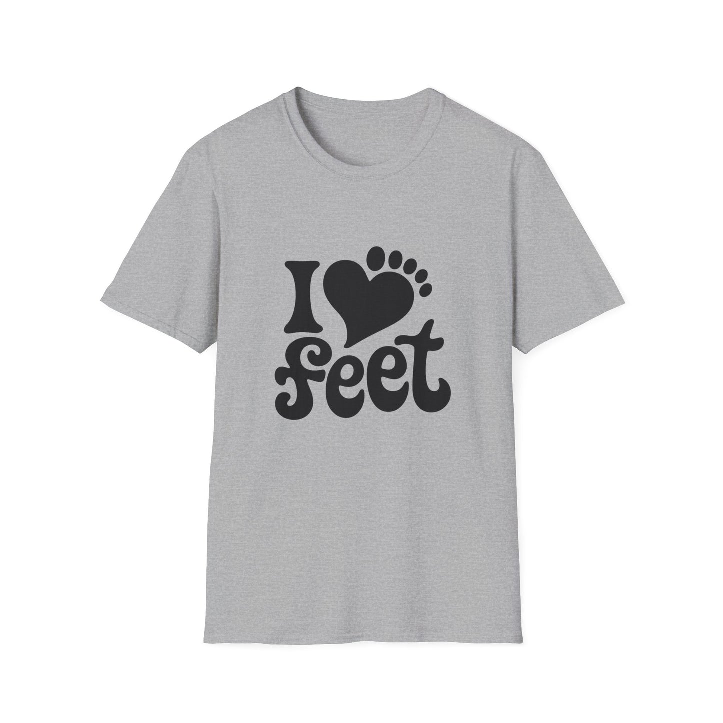 I <3 Feet - Retro Groovy Graphic Tee
